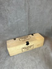 Caisse en bois pour bouteilles de champagne Bollinger Made in France Années 1960