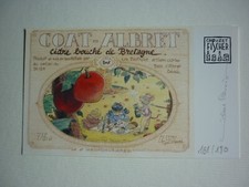 étiquette de cidre, dessin