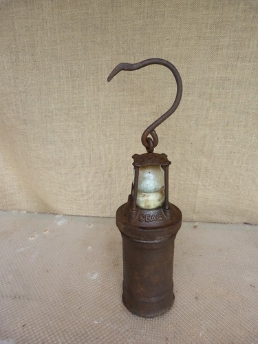 Ancienne lampe mineur - de,
