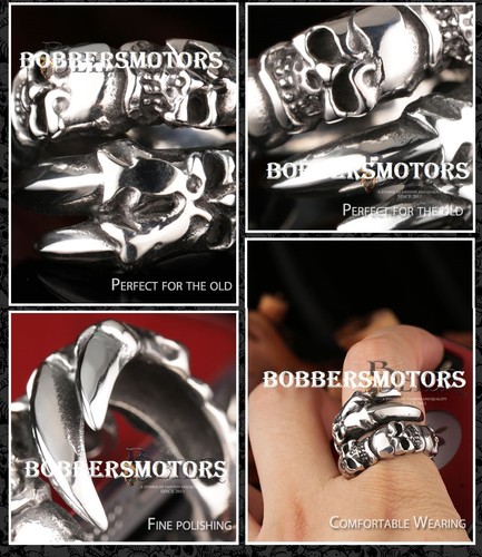 Bague tete mort - bague,
