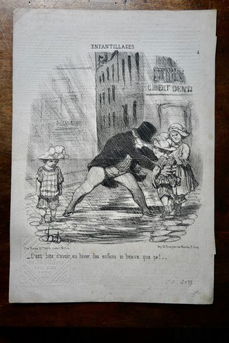 Daumier lithographie originale - daumier,