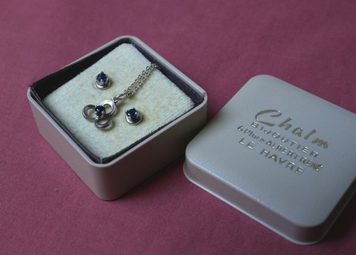 Parure collier boucles - et,