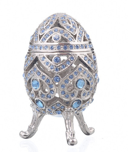 Boîte bibelots argent - boîte, à