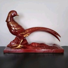 Statue sculpture faisan en