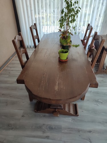 Table salle manger bois - salle,