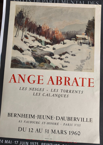 Affiche art expo ange abrate - expo,