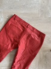 Pantalon Cuir Rouge Bel Air Taille 38 Neuf Jamais Porté