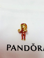 charm Pandora Marvel The Avengers Iron Man Métal Doré et émaille oxyde de zircon