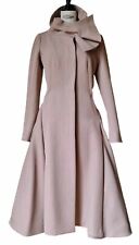 RARE Louis Vuitton Ecru Beige Riding Swing Peplum Coat Outer Jacket 34 US 2 4 XS