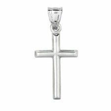 Pendentif Croix Poli Petit En