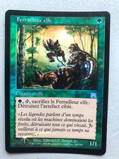 Mtg Carte Magic Onslaught Elvish Scrapper FOIL  French Fr LP