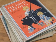 LOT ANCIEN PARTITION krentzlin BERLIN wien PIANO BEETHOVEN berens CRAMER vogel