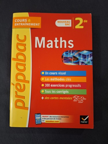 Prépabac maths 2de nouveau - prépabac, 2de: