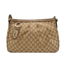 Gucci Sac croisé en cuir avec