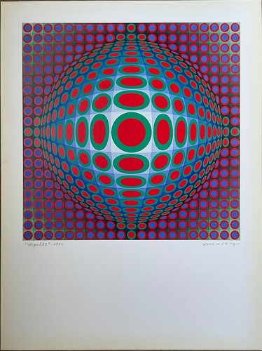 Victor vasarely affiche - victor, vega
