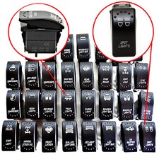 Signal 12V 24V Commutateur à Bascule Interrupteur A Icône Voiture Bateau Camion