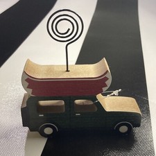 Car & Canoe Place Card Holder