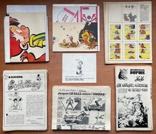 Lot de 83 Suppléments du journal Spirou des années 70