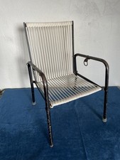 Chaise scoubidou vintage années 60