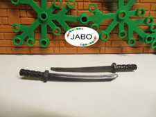 (P9 / 3 / 1) Lego 2x 30173 (Octogonal Guard) Katana Shamshir Noir