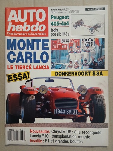 Auto hebdo 661 2 1989 - n°661, 1/2/1989