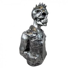 Statue Buste tête de mort