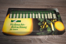 Guirlande ancienne électrique lumineuse sapin Noël 16 lampes  bougies