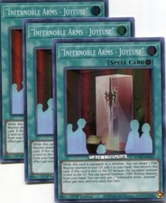 3 X YU-GI-OH "INFERNOBLE ARMS