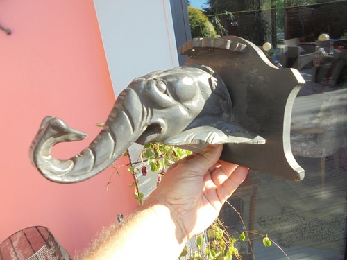 Ancienne sculpture bois tête - ancienne,