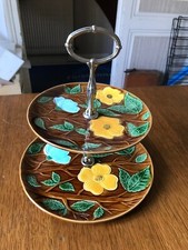 PRÉSENTOIR A GATEAUX, SERVITEUR EN CÉRAMIQUES DE SARRGUEMINES