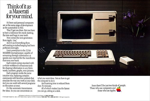 Vintage 1983 apple lisa - apple,