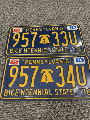 1976 pennsylvania license