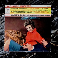 « Actualité musette…» Raymond BOISSERIE accordéon Vinyle 33 Tours VG+/VG+ 1964