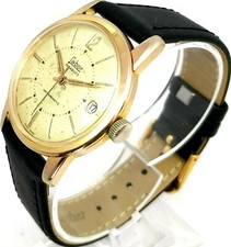 Labor Date Swiss Mécanique Venus 227 1958 Lebrocantheure Montre Vintage Watch 