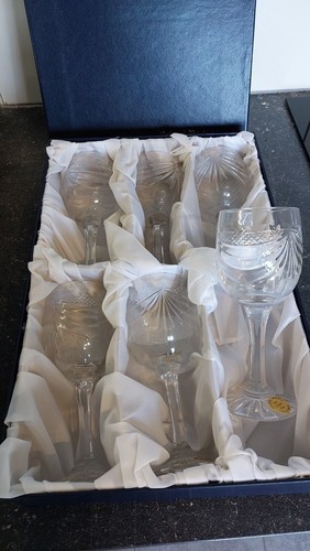 Verres vin cristal - vin;,