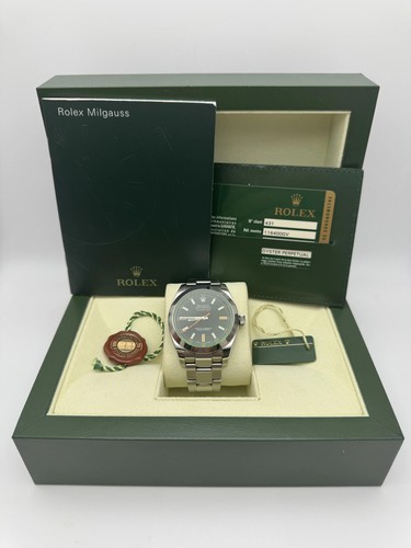 Full set rolex milgauss - rolex, 40mm