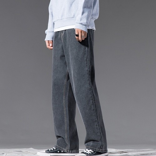 Hommes long jeans jambe droite - jambe,