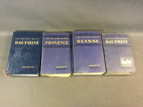 Lot anciens guides bleu - 4,
