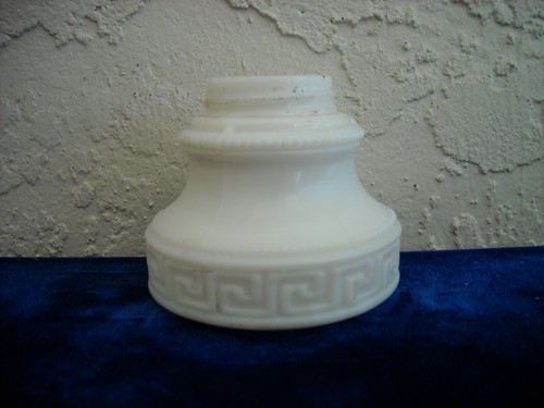 Greek key milk - milk, glass