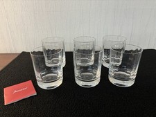 3 verres à whisky modèle Capri cristal Baccarat h : 10.5 cm (prix à la pièce)