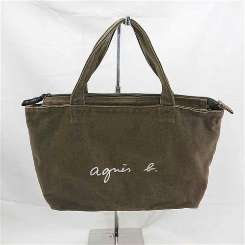 Agnes canvas handbag khaki - agnes,