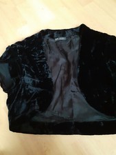 bolero en velours noir taille 38 doublé  belle qualite PIMKIE