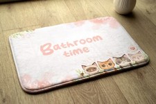 Tapis de Bain Ciel Doux Douche Tapis Antidérapant 75x45 cm - Animaux chats