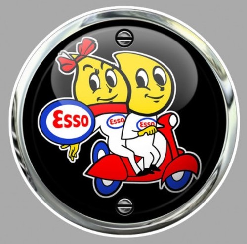 Esso scooter sticker - esso,