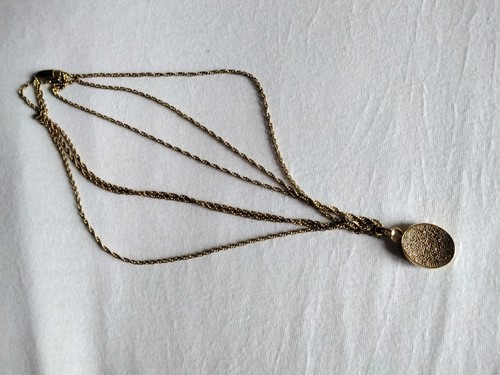 Collier avec diamants - or,