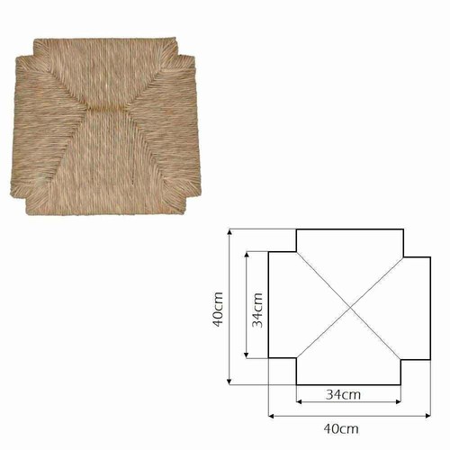 Sedile paille rustique - en,