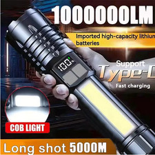 High-power LED flashlight TYPE-C unfair aste COB flashlight