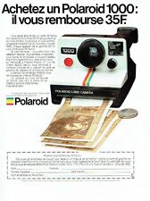 PUBLICITE ADVERTISING 027  1980  Polaroid appareil photo SX-70 Land camera