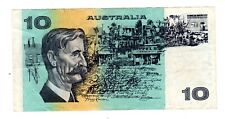 Australie AUSTRALIA Billet 10 Dollars ND (1985) P45e MOUSTACHE VF BON ETAT