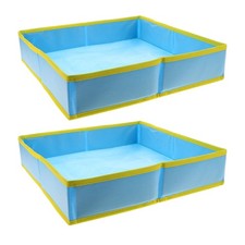  2 Pcs Bac À Sable Espace